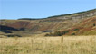 Nearing the end of our walk. The view from the valley floor.