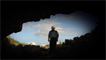 The view from inside the Chartist's Cave