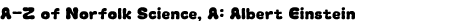 Graphic: A: Albert Einstein