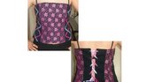 Denim corset...