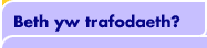 Beth yw trafodaeth?