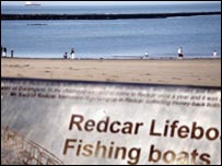 Redcar beach