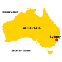 Map of Australia