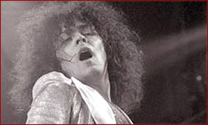 Glam rock god Marc Bolan