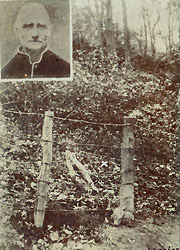 Y man lle saethwyd 'Coch Bach y Bala' ym 1913