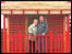 A couple in their Japanese garden 