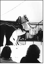 Nell on horse back